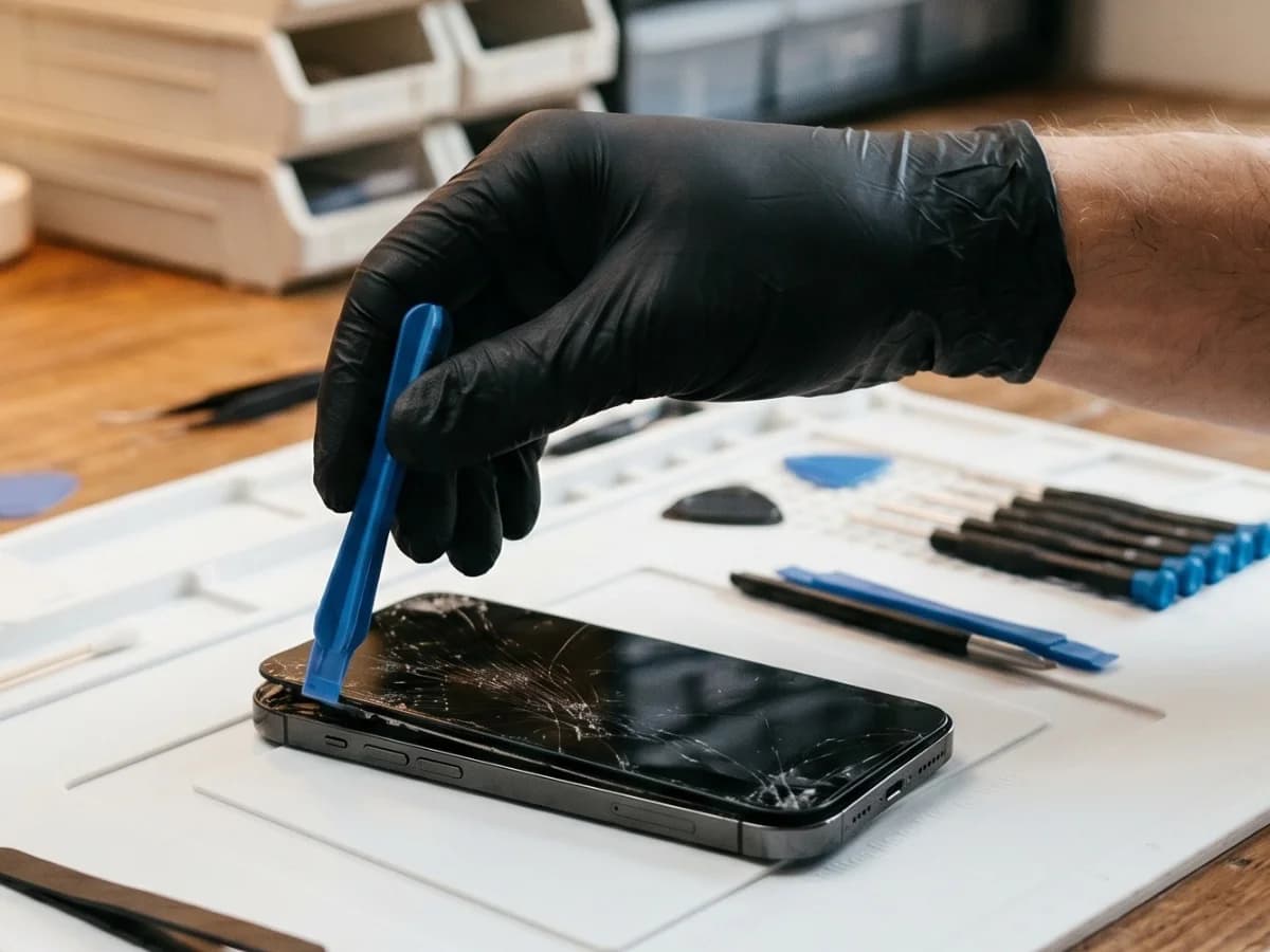 Cracked phone screen repair
