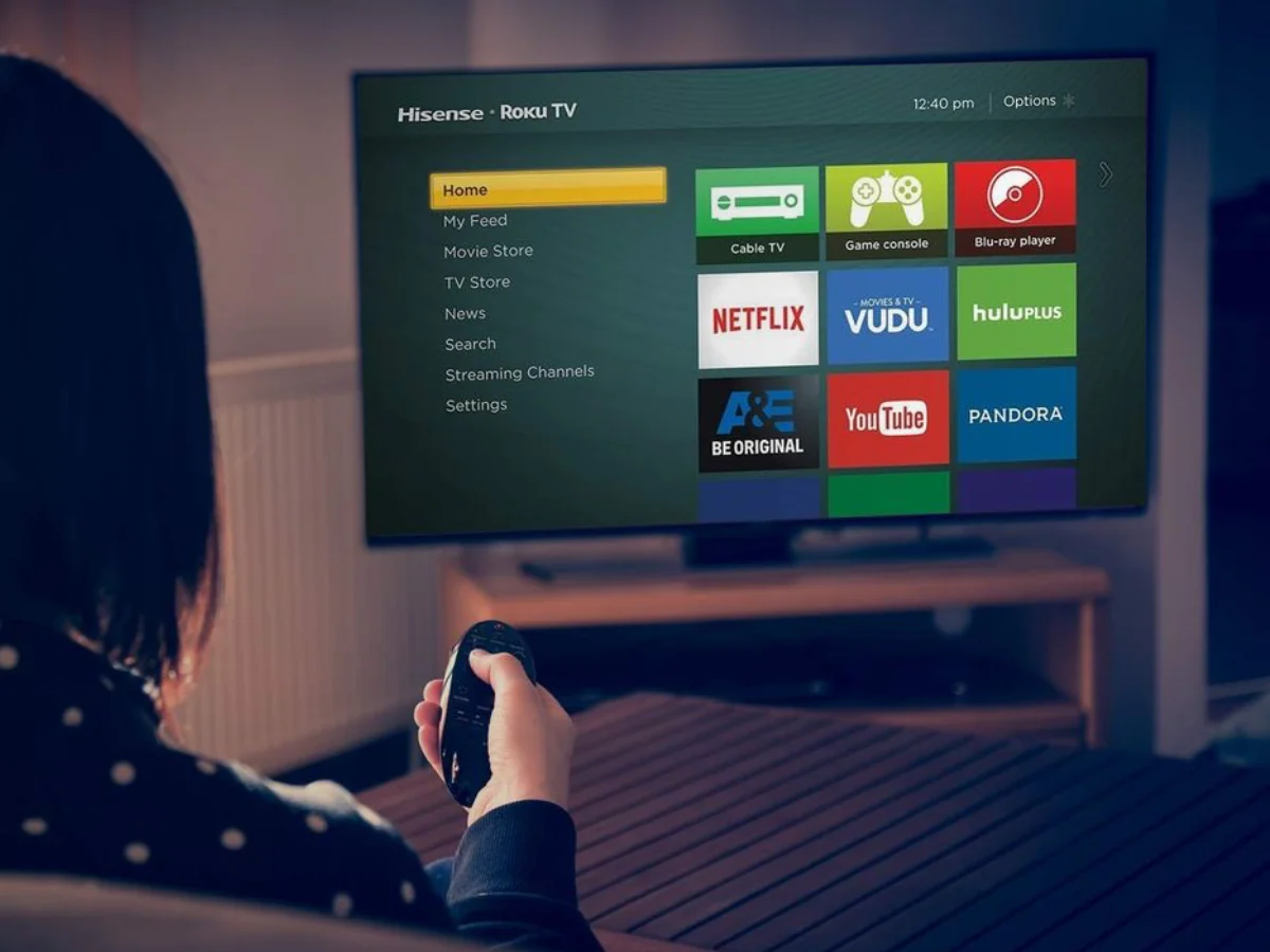 Smart TV setup and TV mounting
