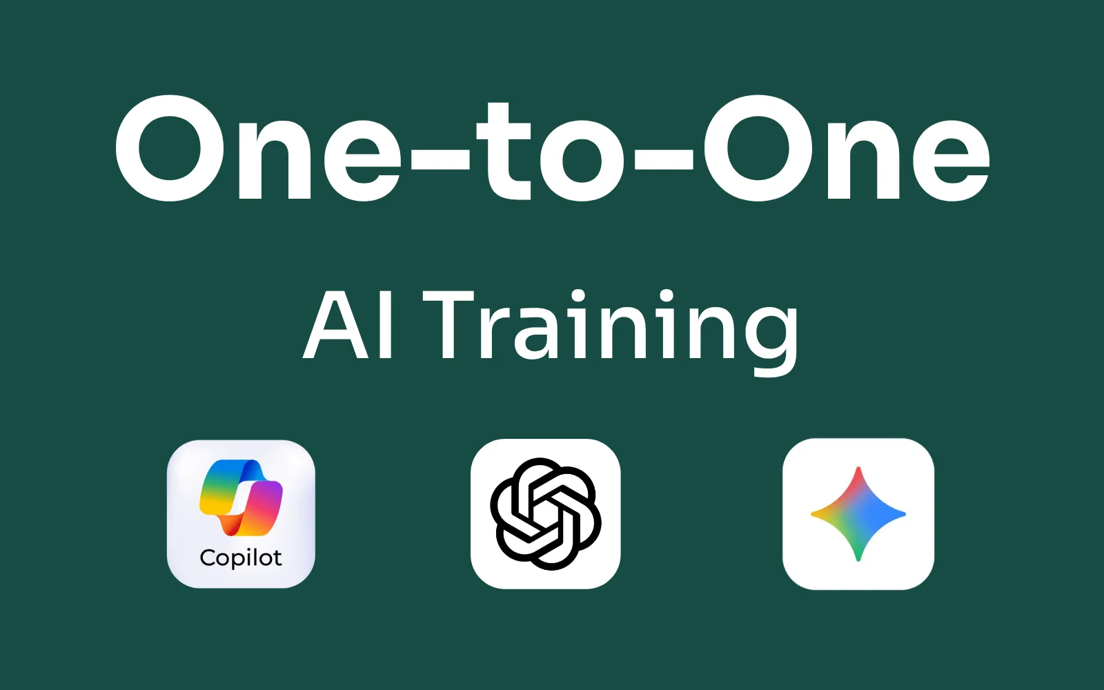 One-to-one AI training